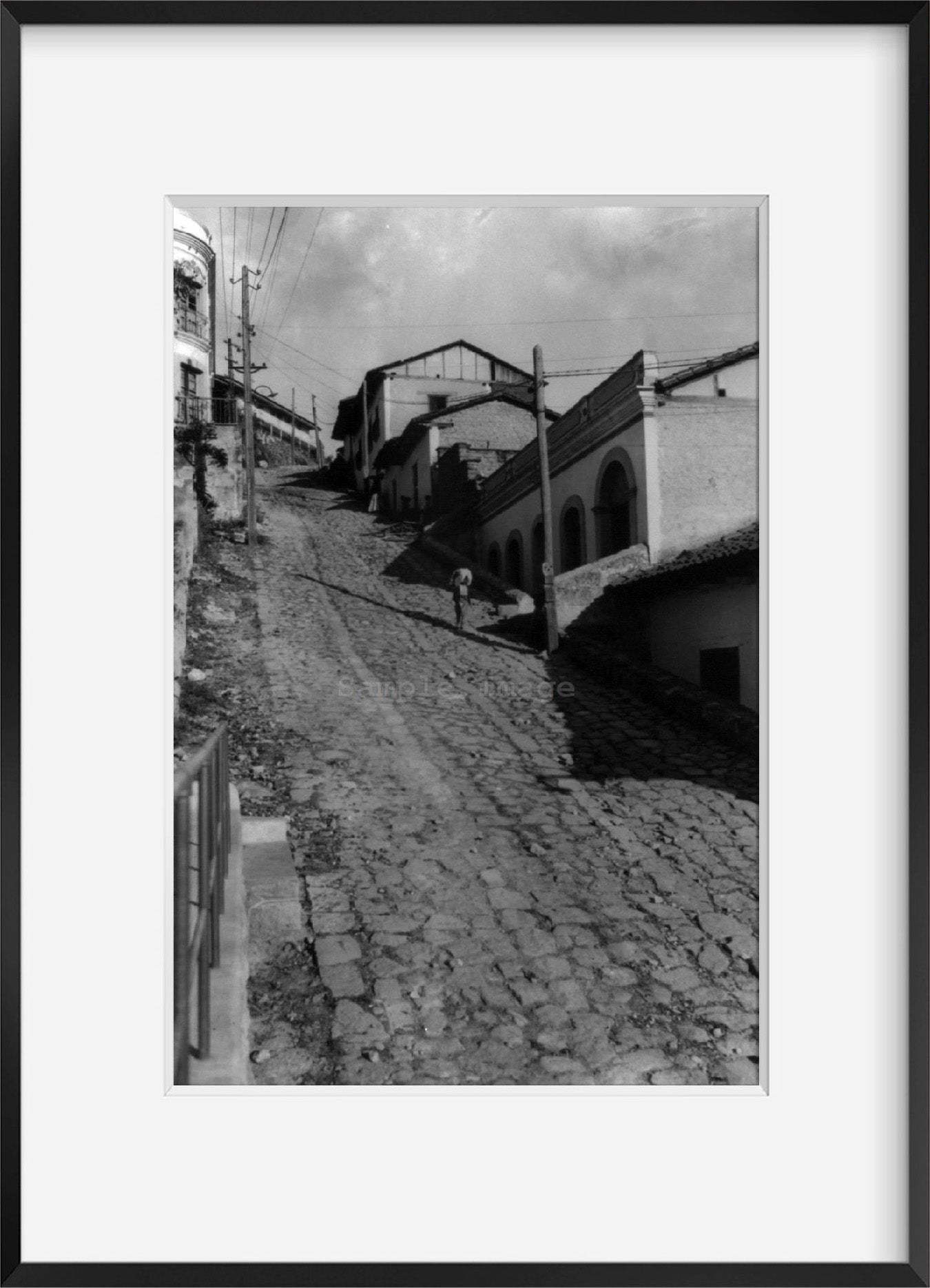 between 1940 and 1945? photograph of Pavement, Tegucigalpa, Honduras