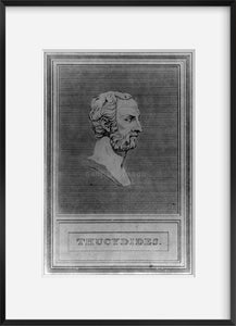 Vintage 1809 print: Thucydides, 471-361 B.C.