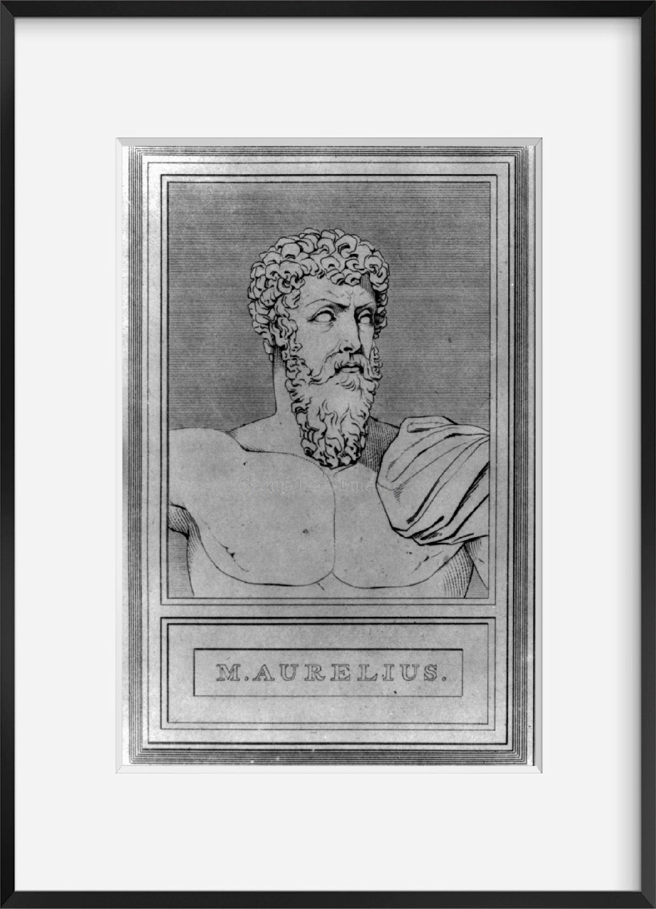 Vintage 1809 print: Marcus Aurelius Antonius Caracalla, 188-217