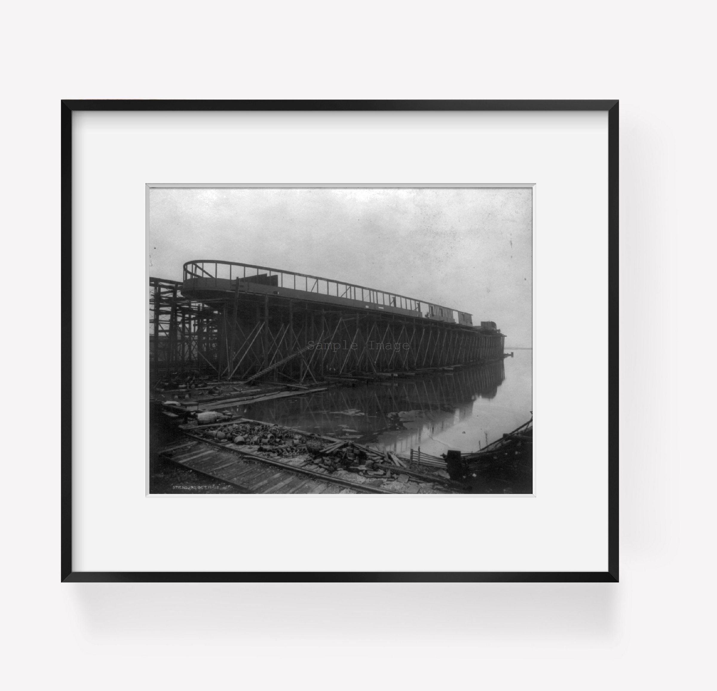 between 1903 and 1913 photograph of Construction of the Great Lakes steamer, See