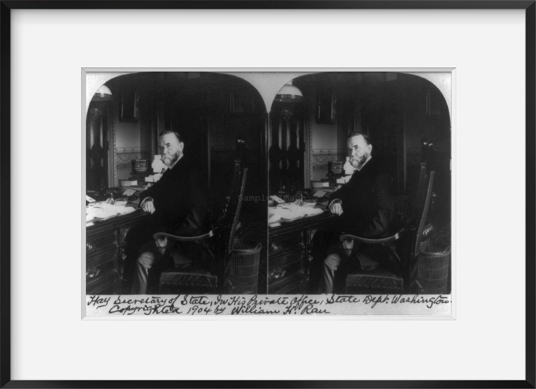 Photo: John Milton Hay, 1838-1905, United States Secretary of State, author, journal