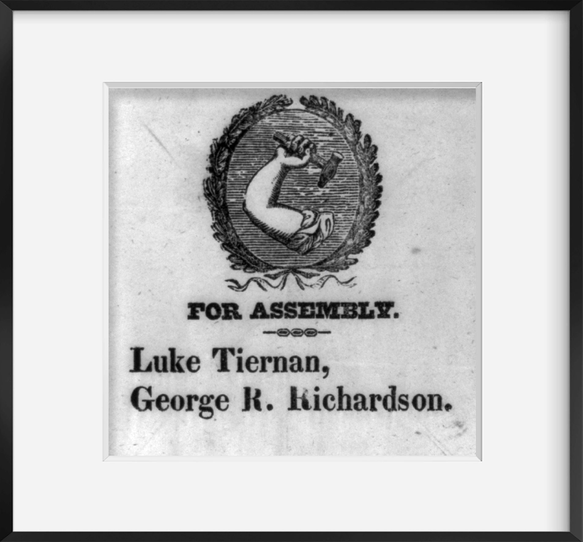 Photo: For Assembly, Luke Tiernan, George R Richardson, 1828