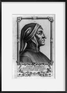 Photo: Dante Alighieri, 1265-1321, Divine Comedy, Italian poet of the Middle Ages