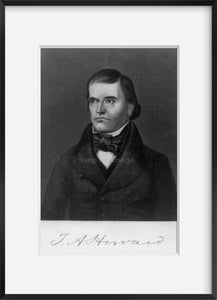 Photograph of Tilgham A. Howard, 1797-1844 Summary: Head and shoulders, facing l