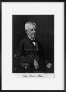 Photo: Oliver Wendell Holmes, 1809-1894, American physician, poet, professor, lecture