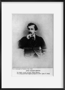Photo: John Wilkes Booth (1838-1865)