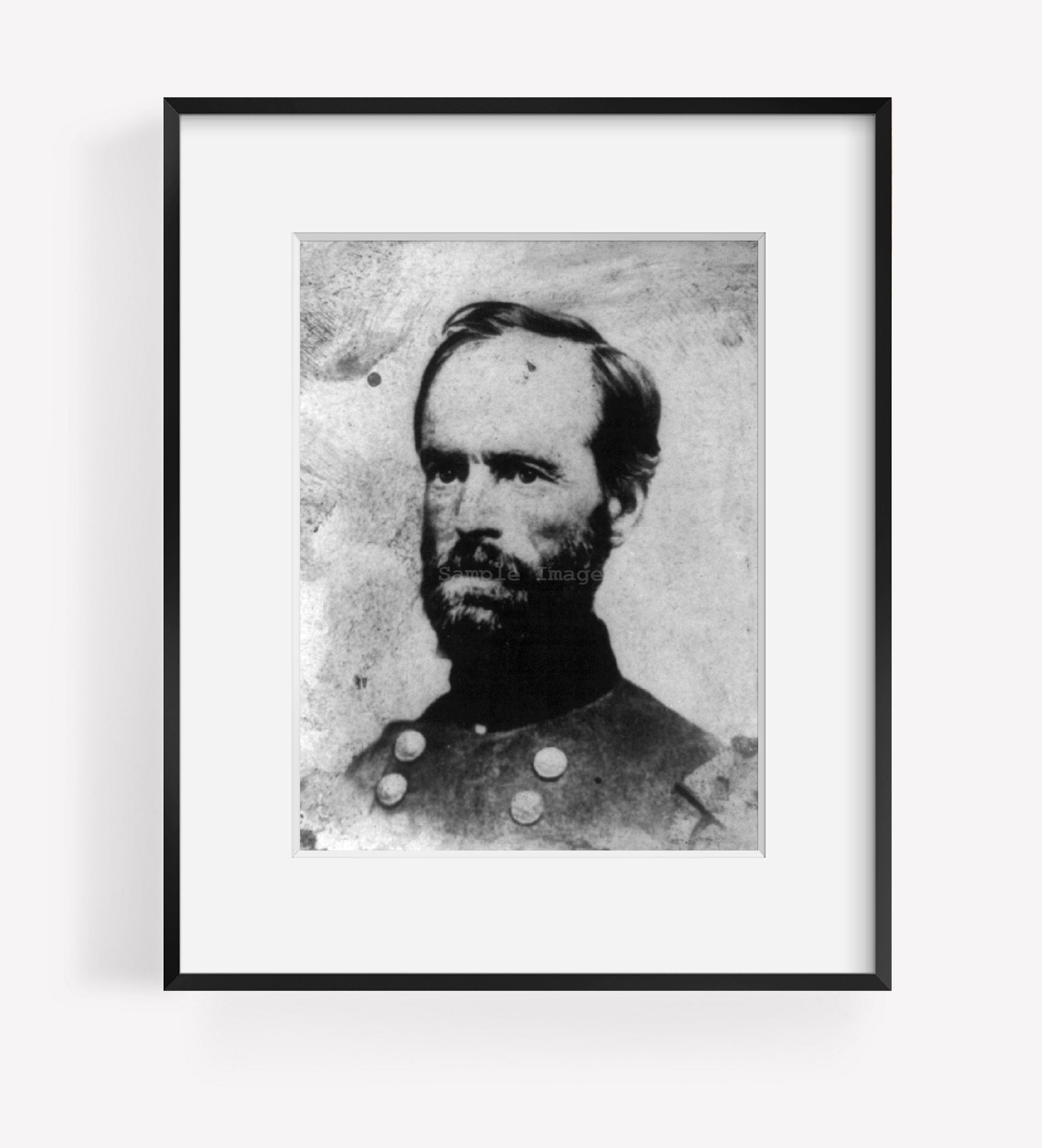 Photograph of William Tecumseh Sherman, 1820-1891 Summary: Head and shoulders, f