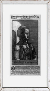 Vintage 1685 print: Zelome Sultane Summary: Kösem, consort of Ahmed I, Sultan o