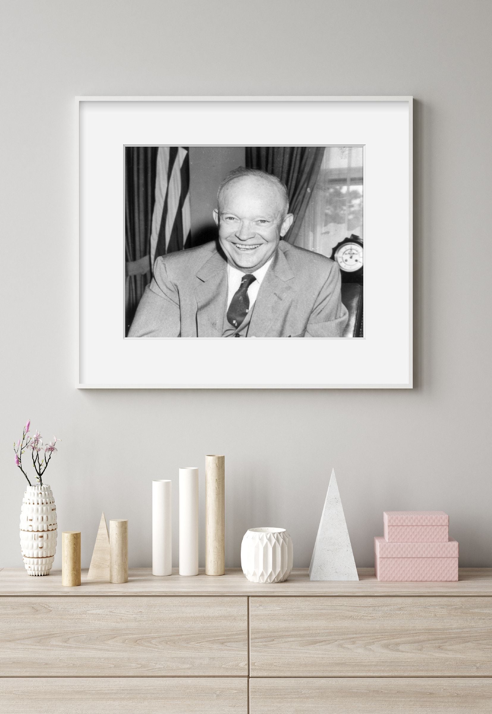 1957 Oct. 14 photograph of Dwight David Eisenhower, Pres., U.S., 1890-1969 Summa