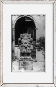 between 1884 and 1885 photograph of Mexican stone figure