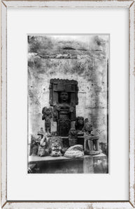between 1884 and 1885 photograph of Group of Mexican idols and artifacts, Nation