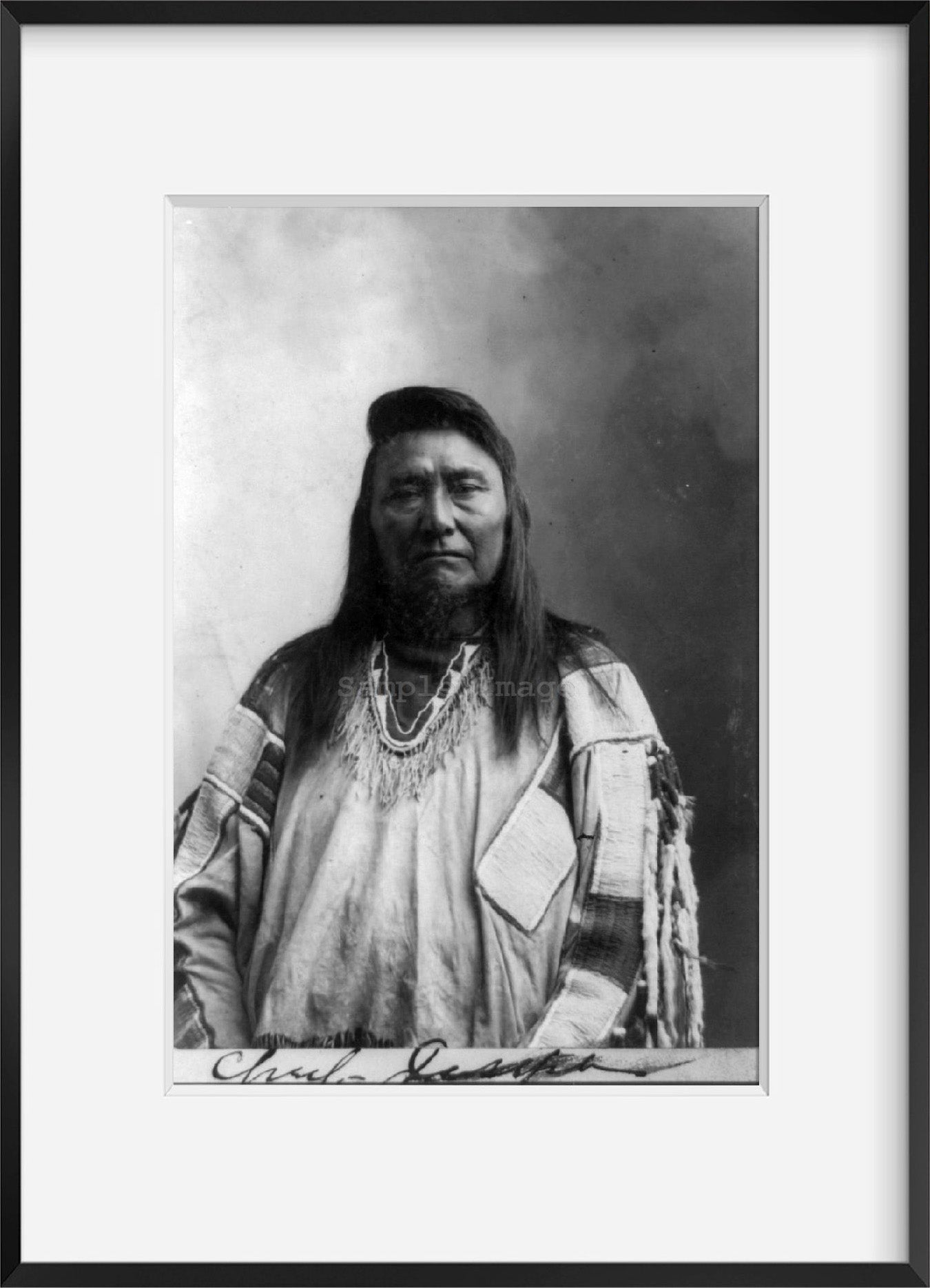 c1902 photograph of Chief Joseph, ca. 1840-1904 Summary: Half lgth., facing fron