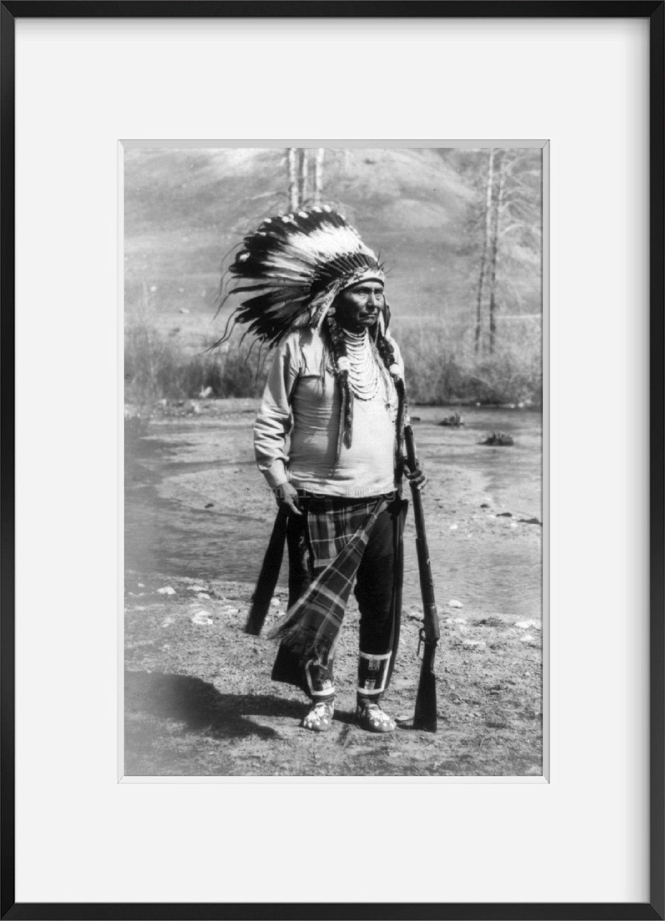 c1903 May 28 photograph of Chief Joseph, ca. 1840-1904 Summary: Full lgth., stan