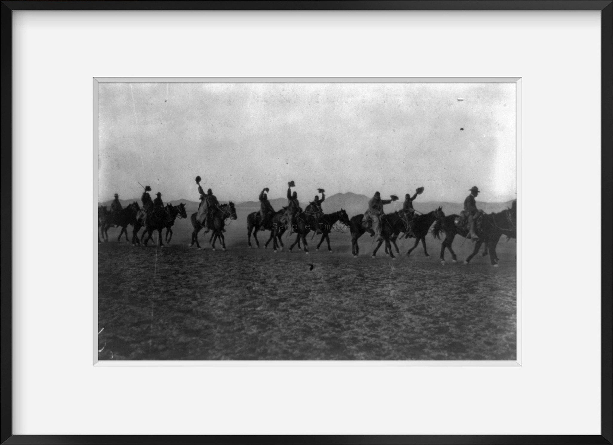 Photo: 10th Cavalry, 1916, Mexican border, military, Mexico, Pancho Villa, Buffalo Sol