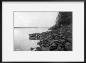 Photo: Hidatsa bull boat, Edward S Curtis, July 6, c1908, Indians, North Dakota,