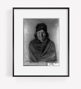 Photo: Geronimo, 1829-1909, One who Yawns, Chiricahua Apache