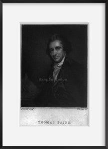 Photo: Thomas Paine, author, philosopher, TA Dean, 1830 . | Vintage Black & Whit