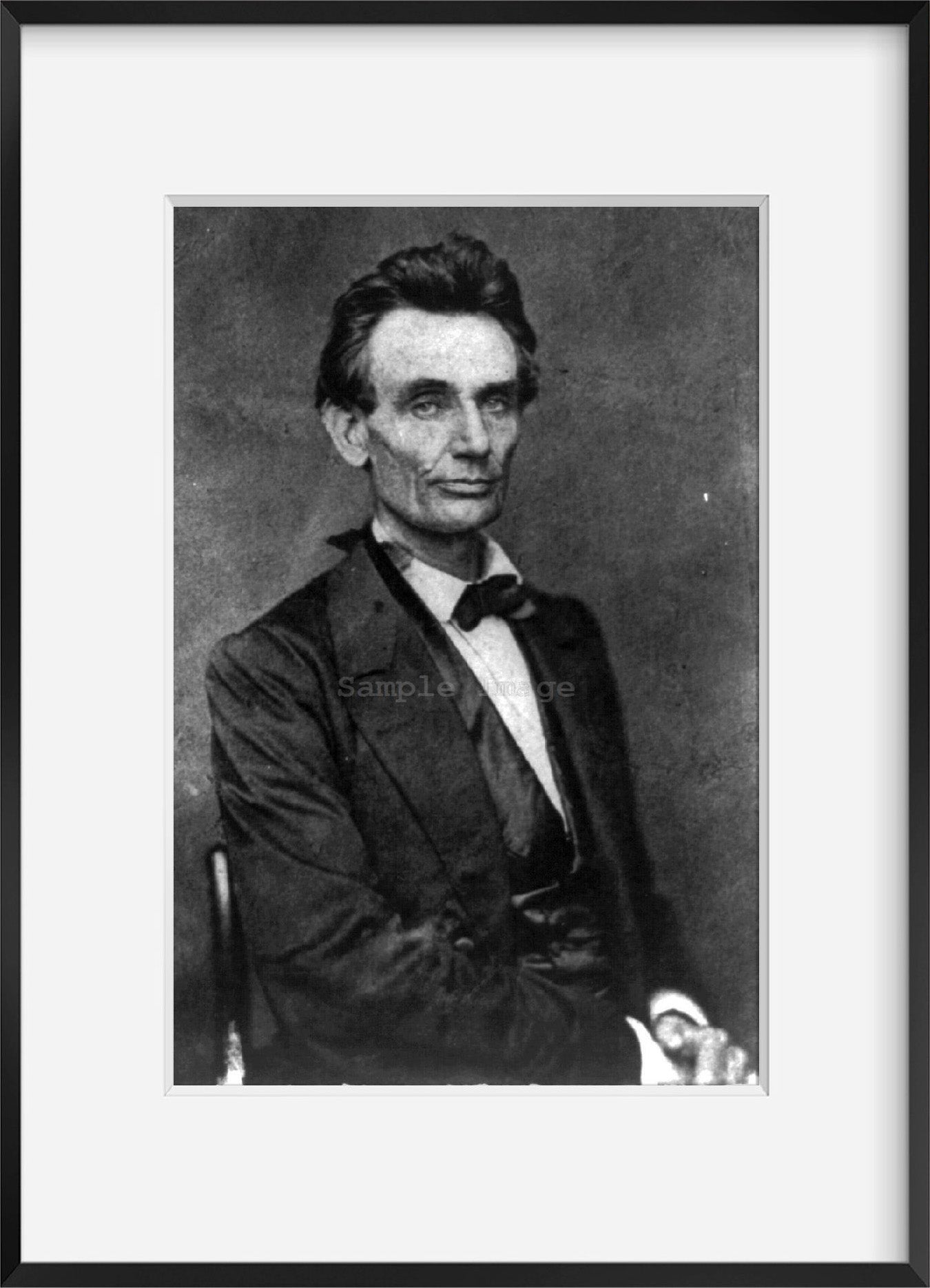 Photo: Abraham Lincoln, candidate, president, party nomination, Springfield, Ill