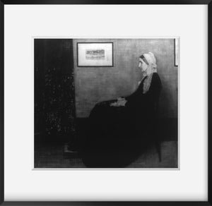Photo: The Mother, oil painting, butterfly, stinger, James McNeill Whistler, Luxembur