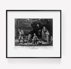 Photo: The progress of intemperance: plate IV. the ruined family, c1841, Currier &
