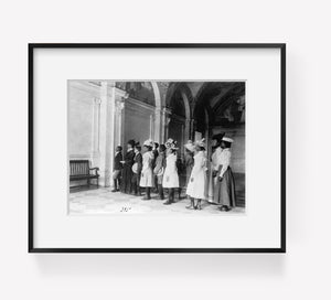 Photo: A visit to the Library of Congress, 1899?, Washington, DC, Education, students