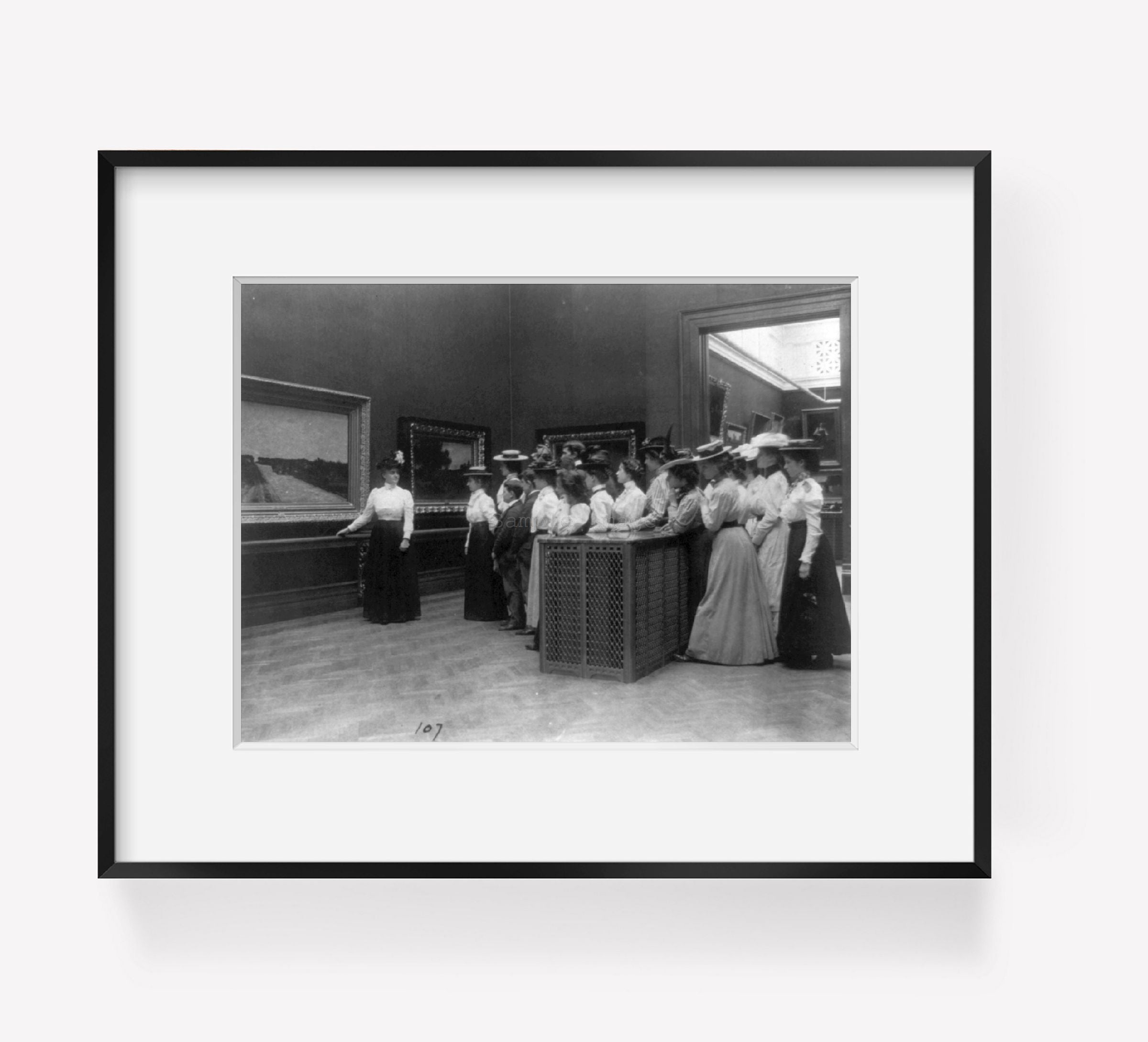1899 Photo A class visiting the Art Gallery Location: Washington D.C.