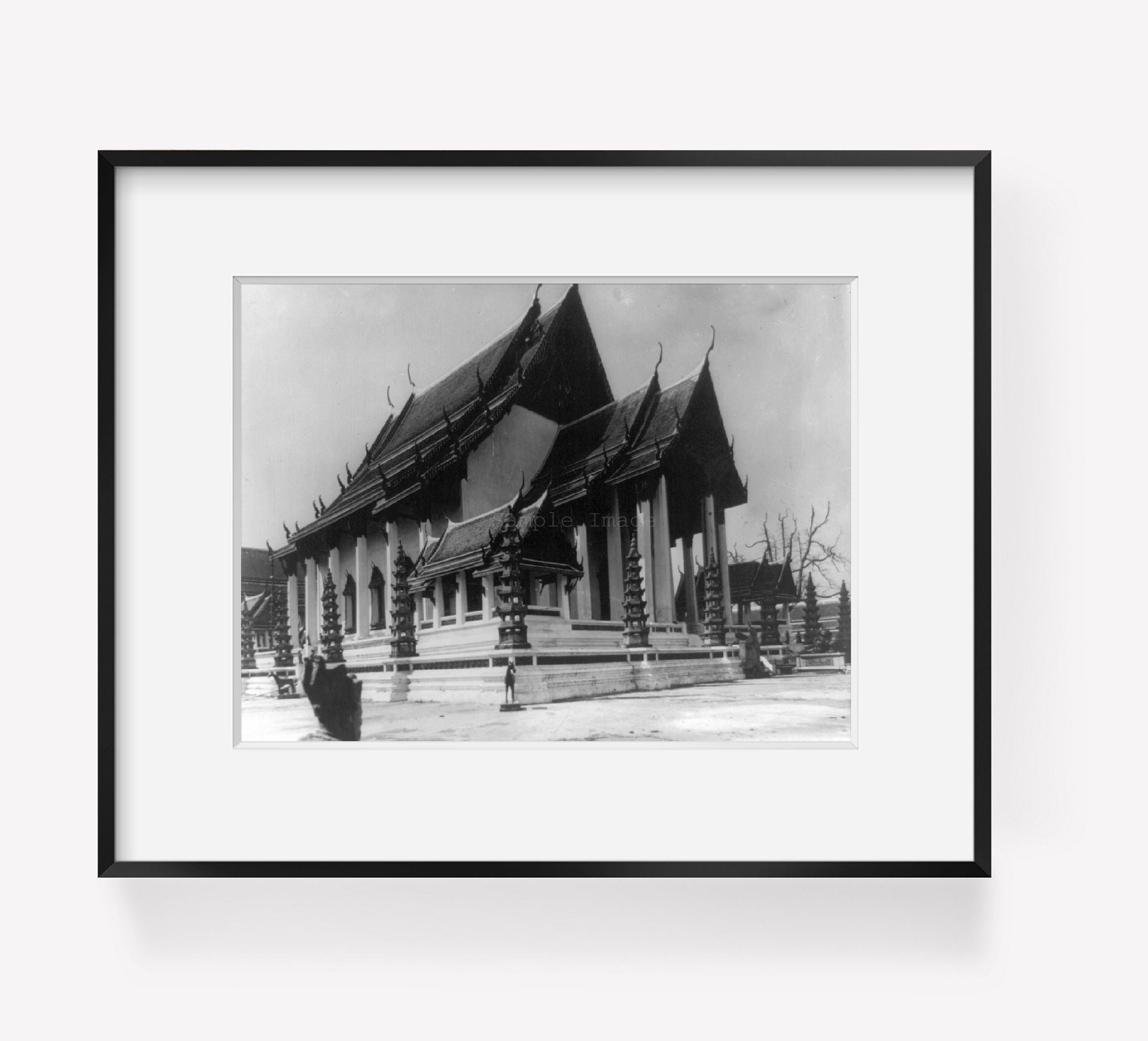 Photo: Photographic View of Thailand, 1890-1923, Temple Wat Sutat, Southeast Asia