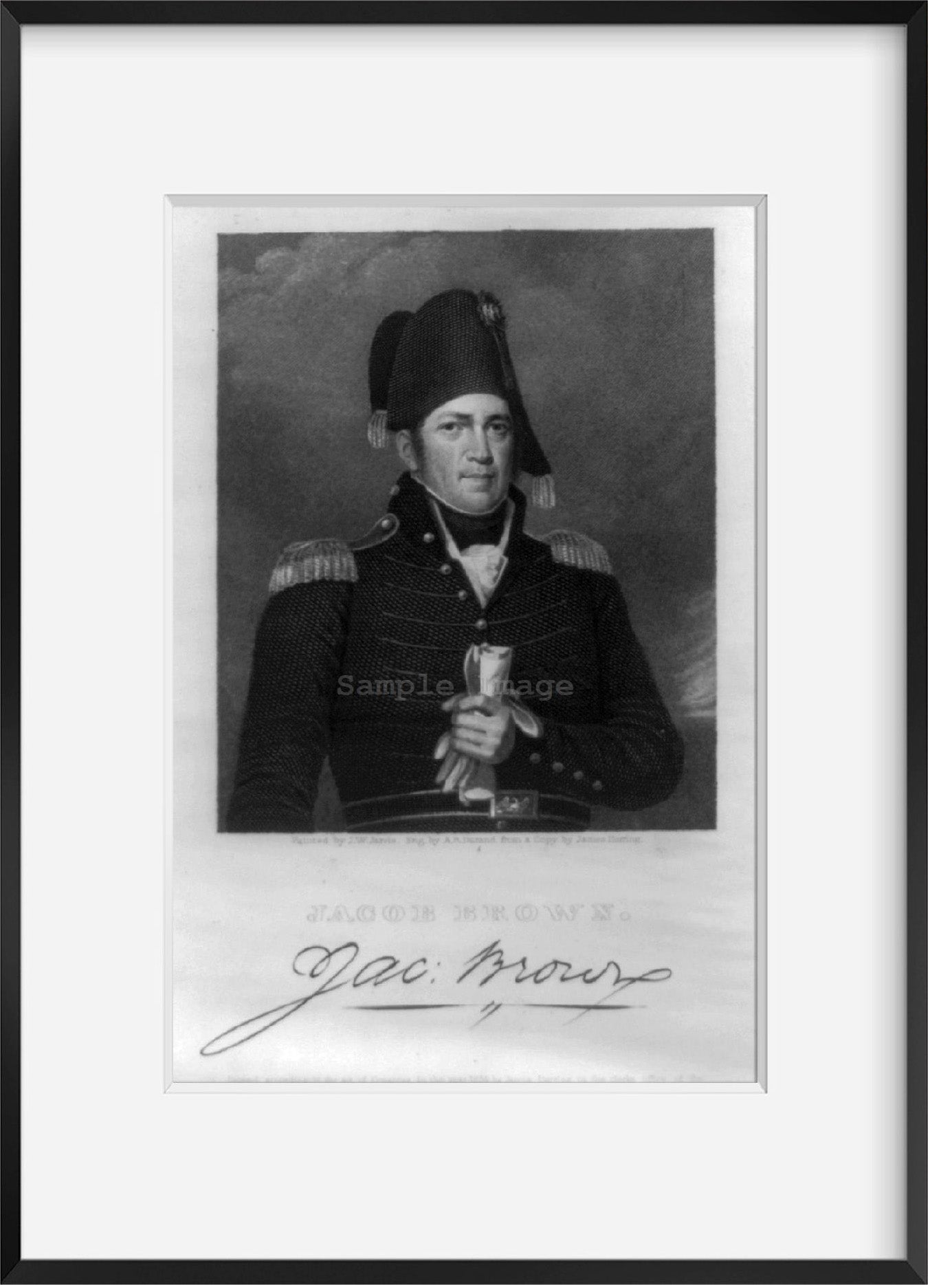 Photo: Jacob Jennings Brown, 1775-1828, American Army Officer, War of 1812, General