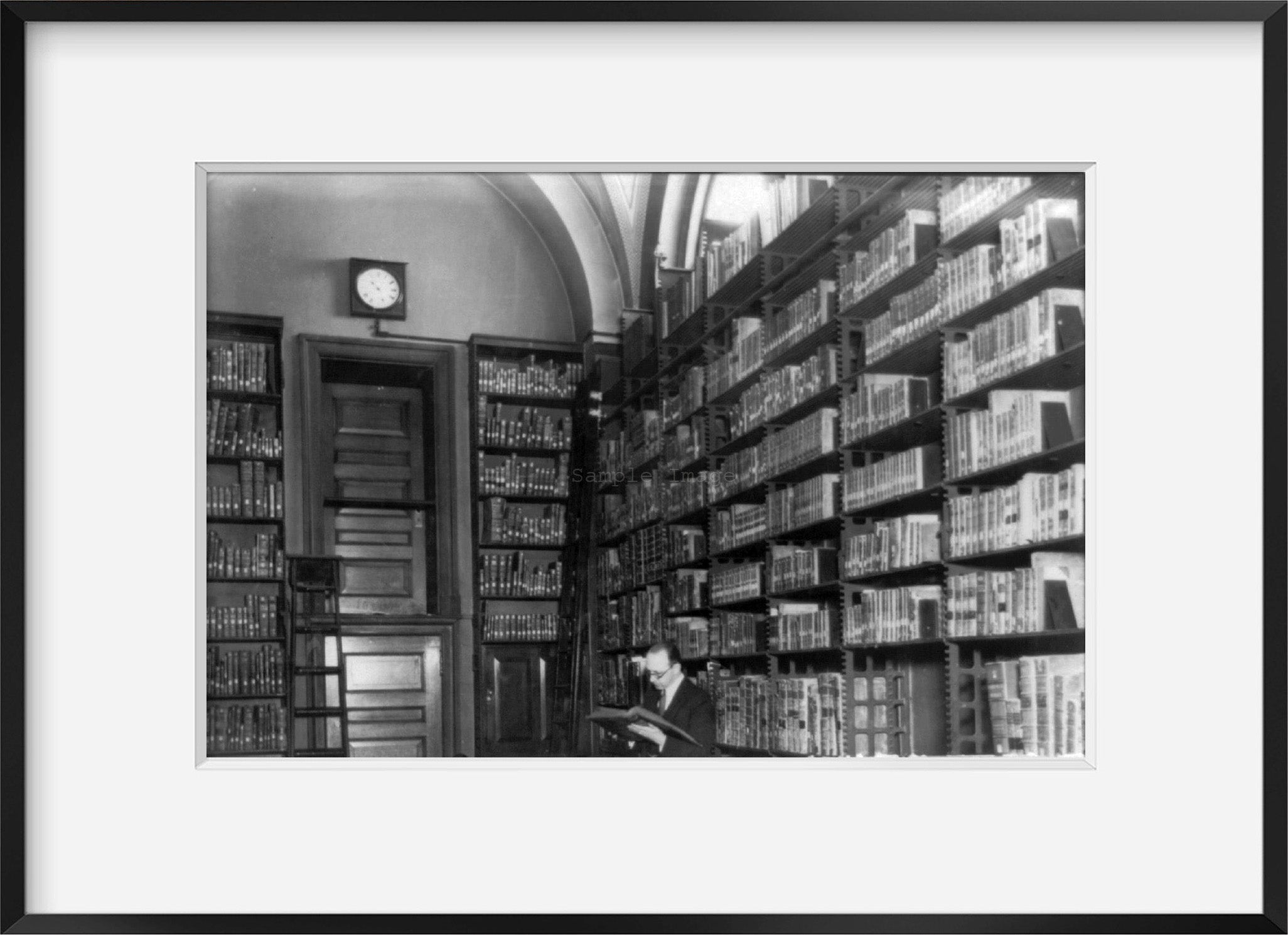 1920 Photo One of the stacks in the Library of Congress, Washington, D.C.