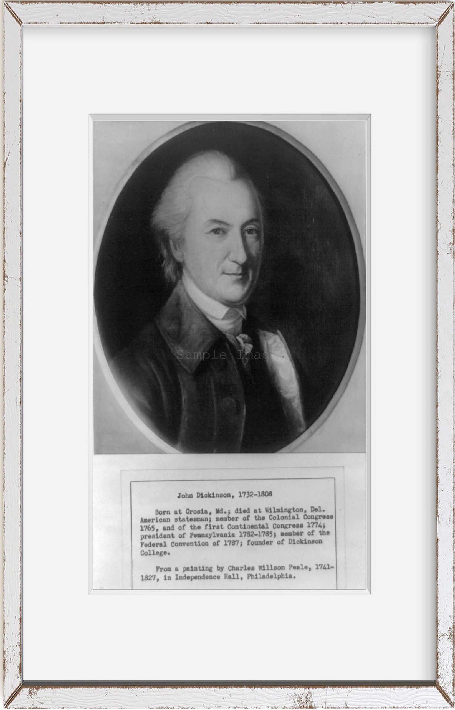 Photo: John Dickinson (November 8, 1732-February 14, 1808)