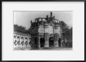 Photo: Dresden, Zwinger, Pöpplemann, pavilion, völlig zerstört, museum, destroyed, 1943