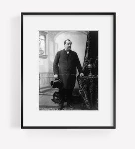 1888 photograph of Grover Cleveland, full-length portrait, standing, facing righ