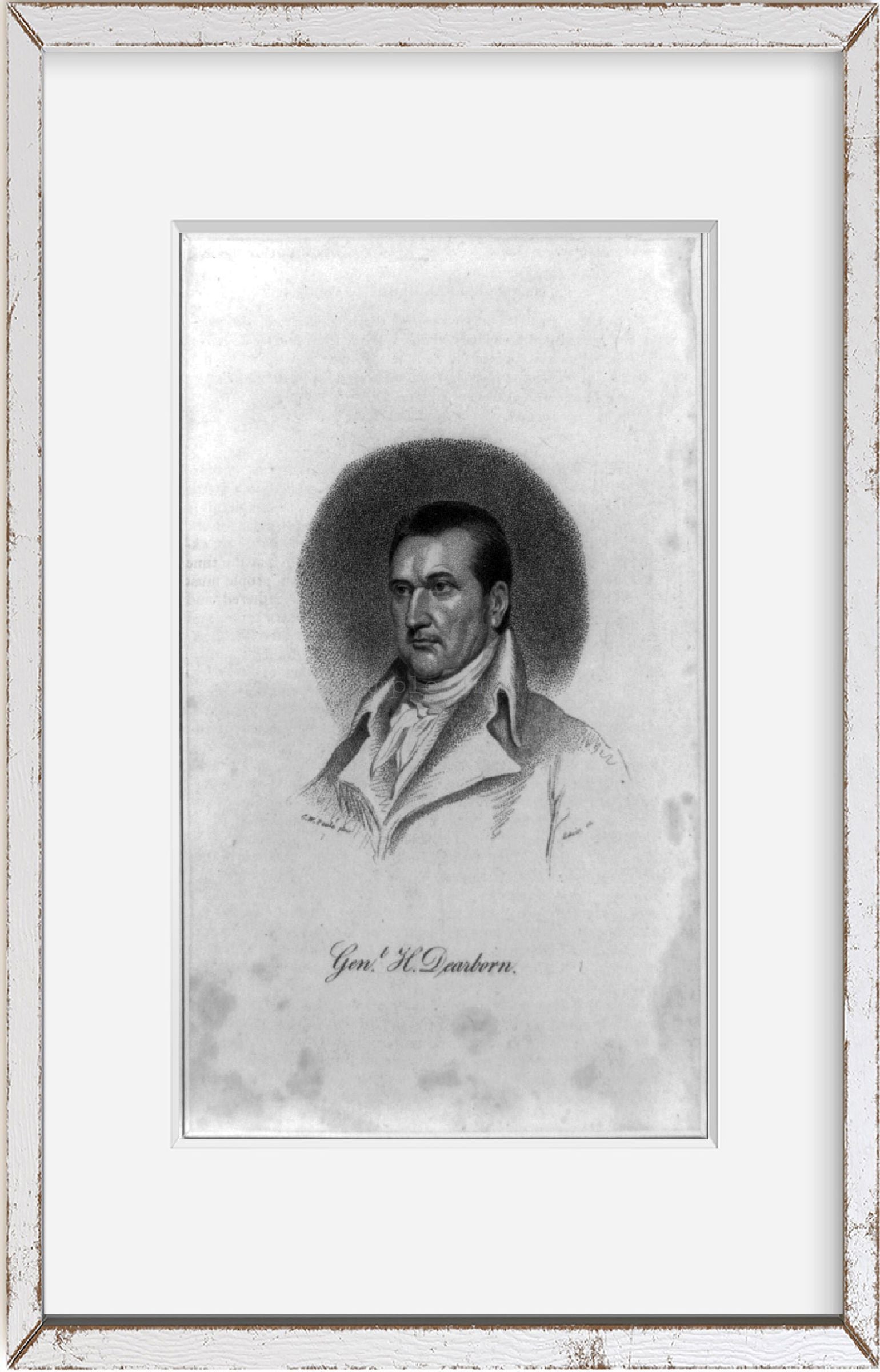 1813 Photo Genl. H. Dearborn / C.W. Peale pinx. ; Edwin sc. Print shows Henry De