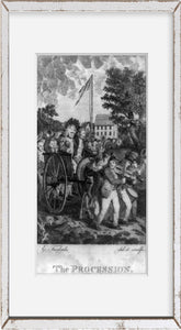 Photo: The Procession, Illustration, New England, tarring & feathering, 1795, Re