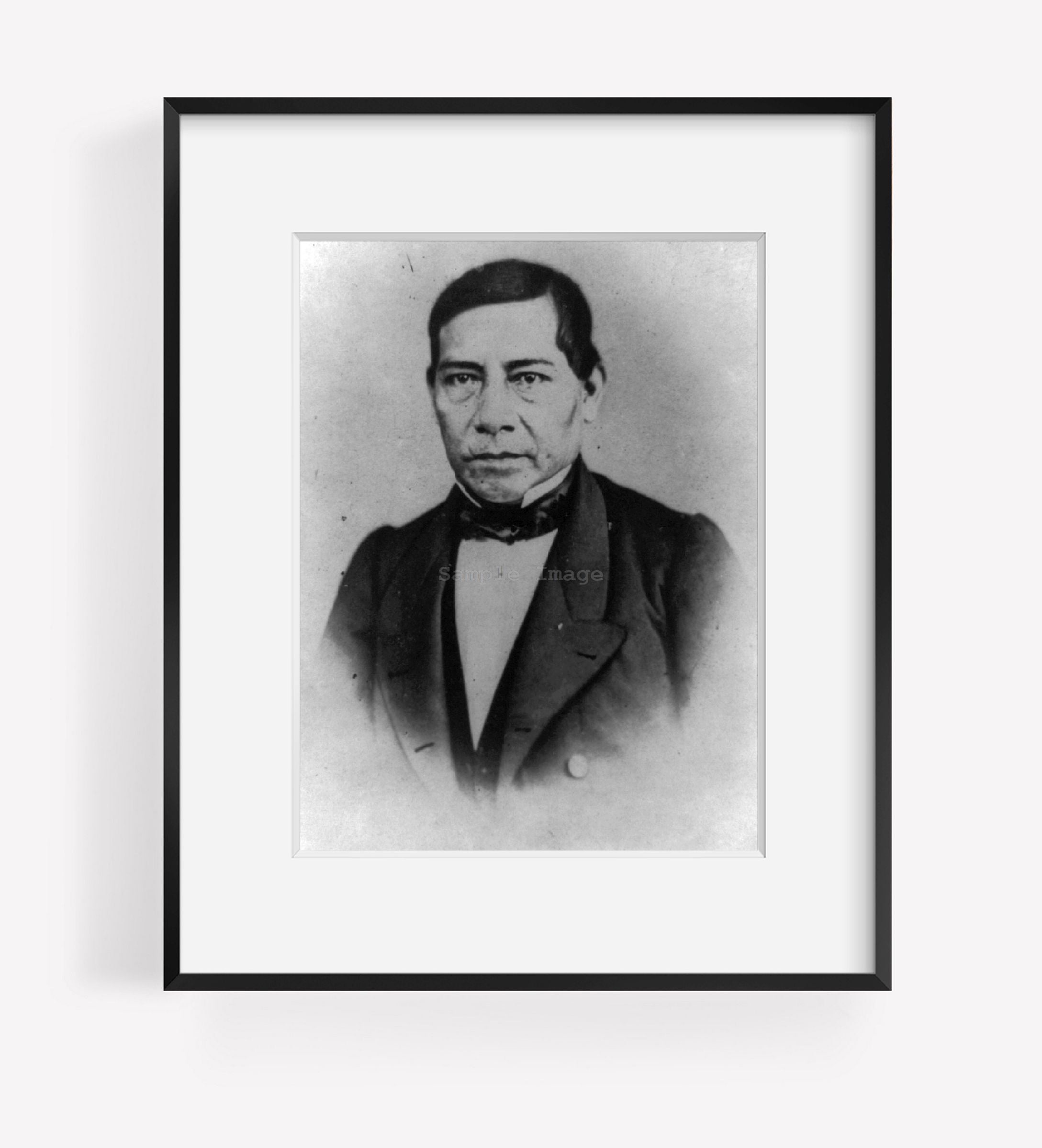 Photo: Benito Juarez, 1806-1872, Mexican lawyer, politician