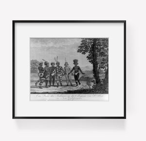 1812 Photo Ein Tanz der Indianer in der Mission von St. José in Neu-Californien