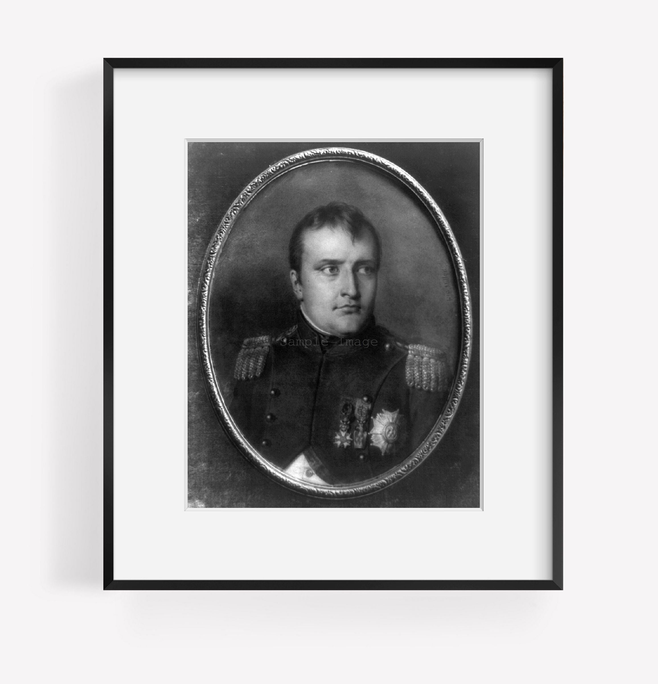 Vintage c1898. photograph: Napoleon I Summary: Portrait, bust, facing right.