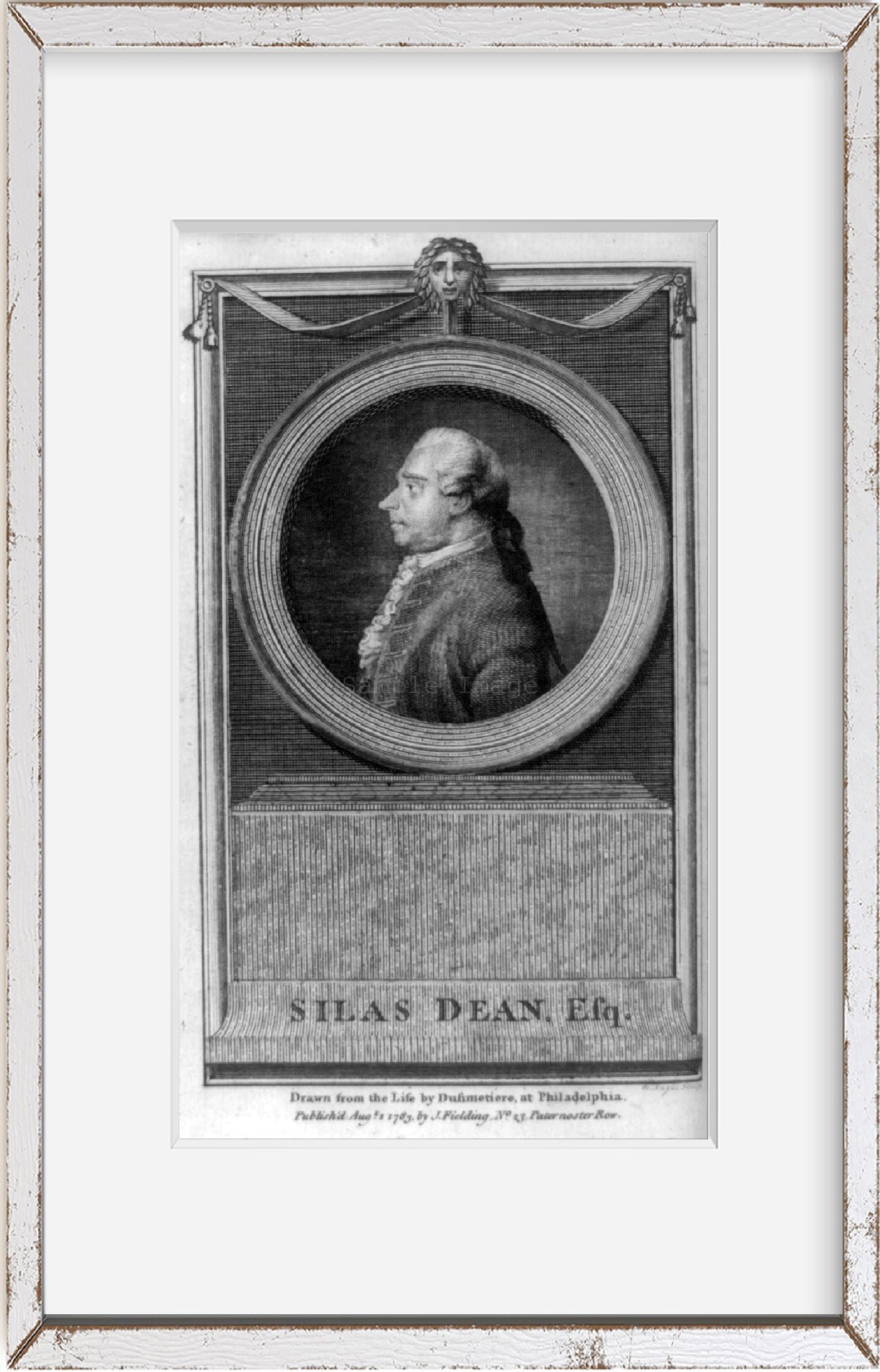 Photo: Silas Deane (December 24, 1737-September 23, 1789) . | Vintage Black & Wh