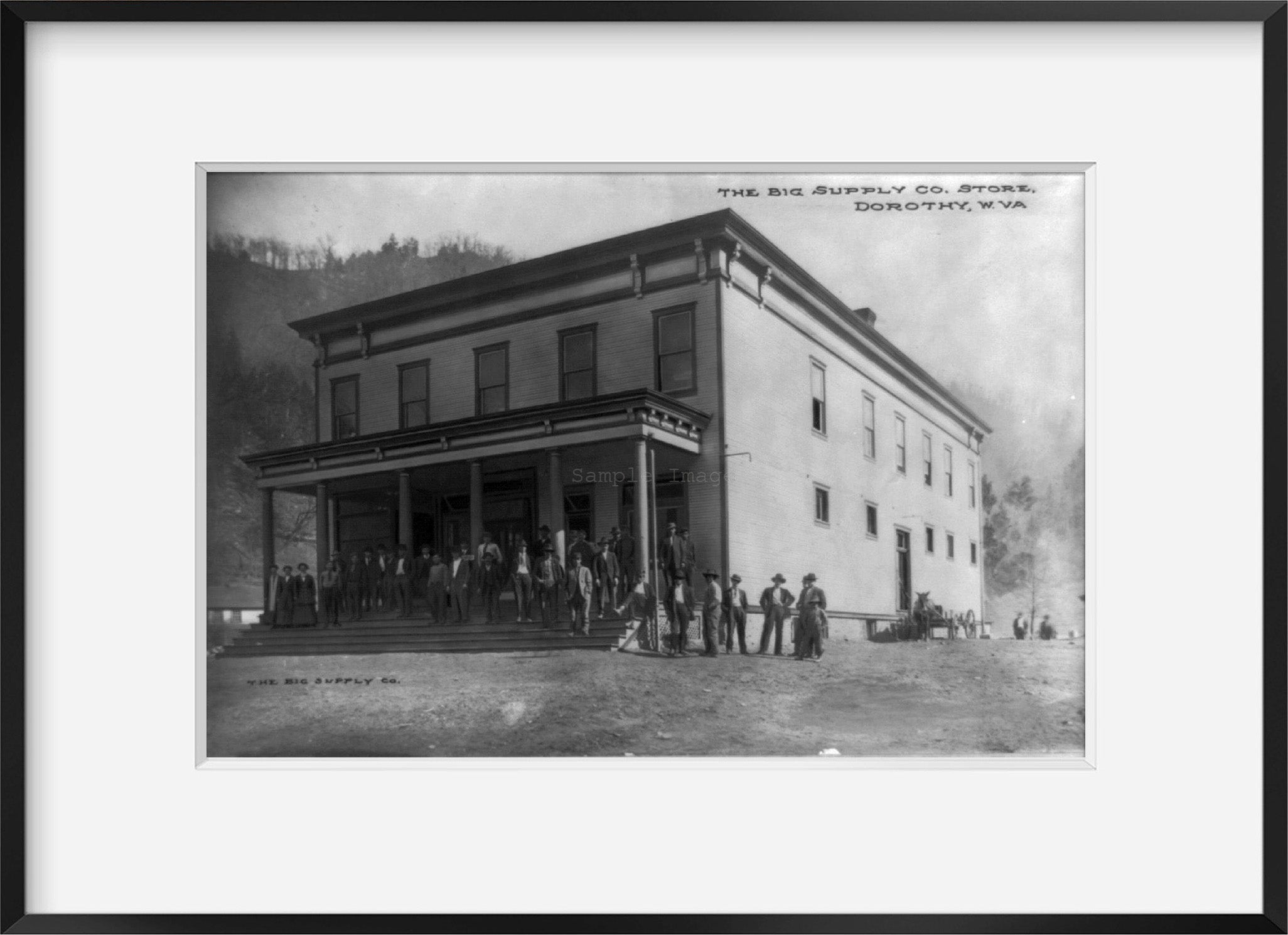 Photo: The Big Supply Company Store, Dorothy, West Virginia, c1915, Raleigh County