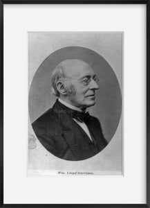 Photograph of William Lloyd Garrison Summary: Portrait, bust, facing right.