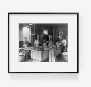 Photo: Classroom Scene, Laundry Shop, Hampton Institute, Virginia, VA, 1899, Edu