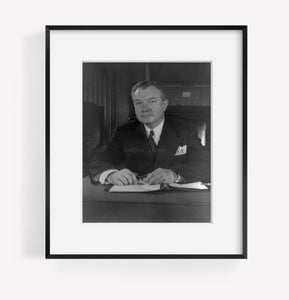 1945 Photo Robert H. Jackson, half-length portrait, seated
