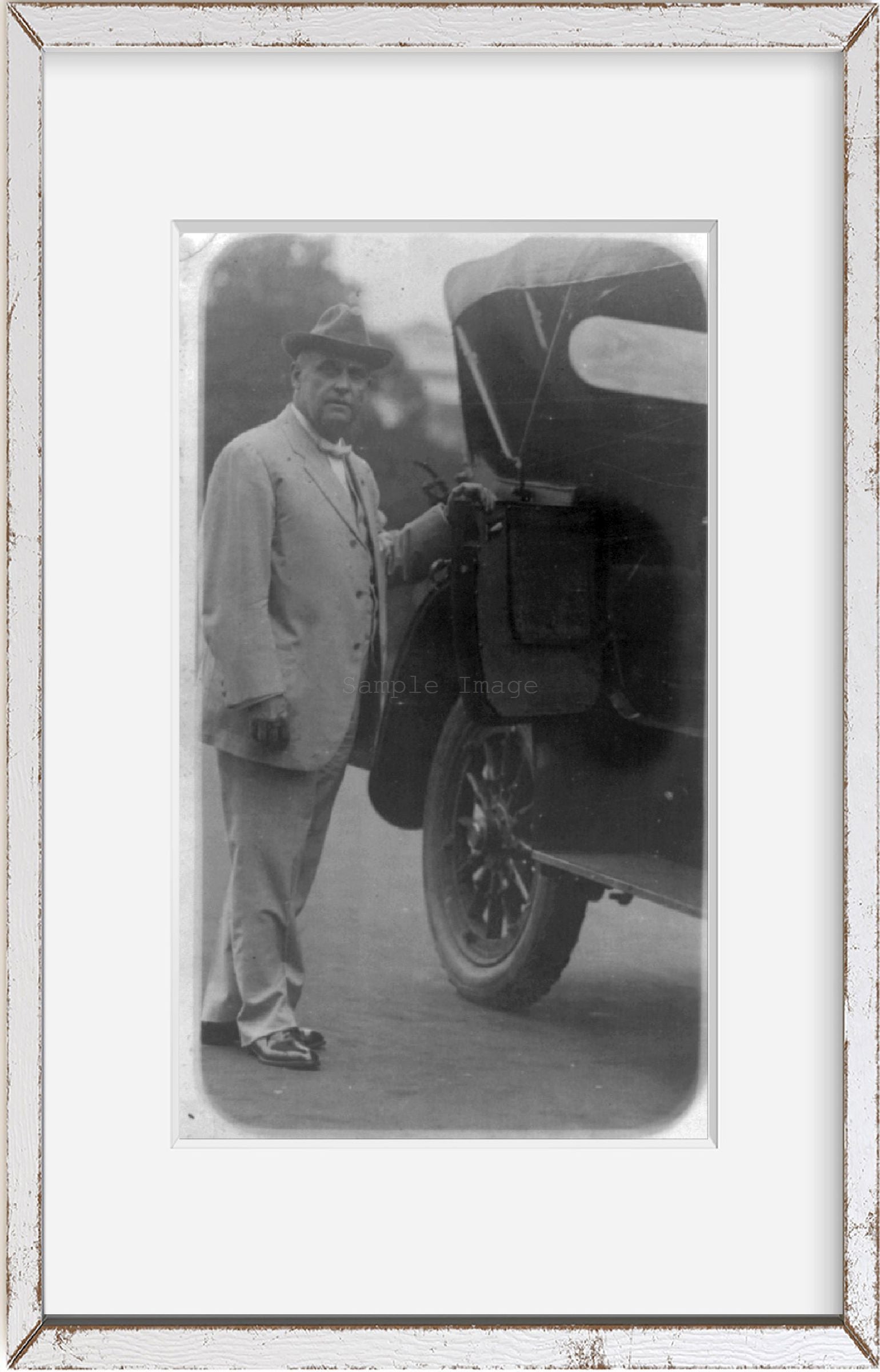 1919 Photo Sen. Frank B. Brandegee of Conn. leaving the Capitol