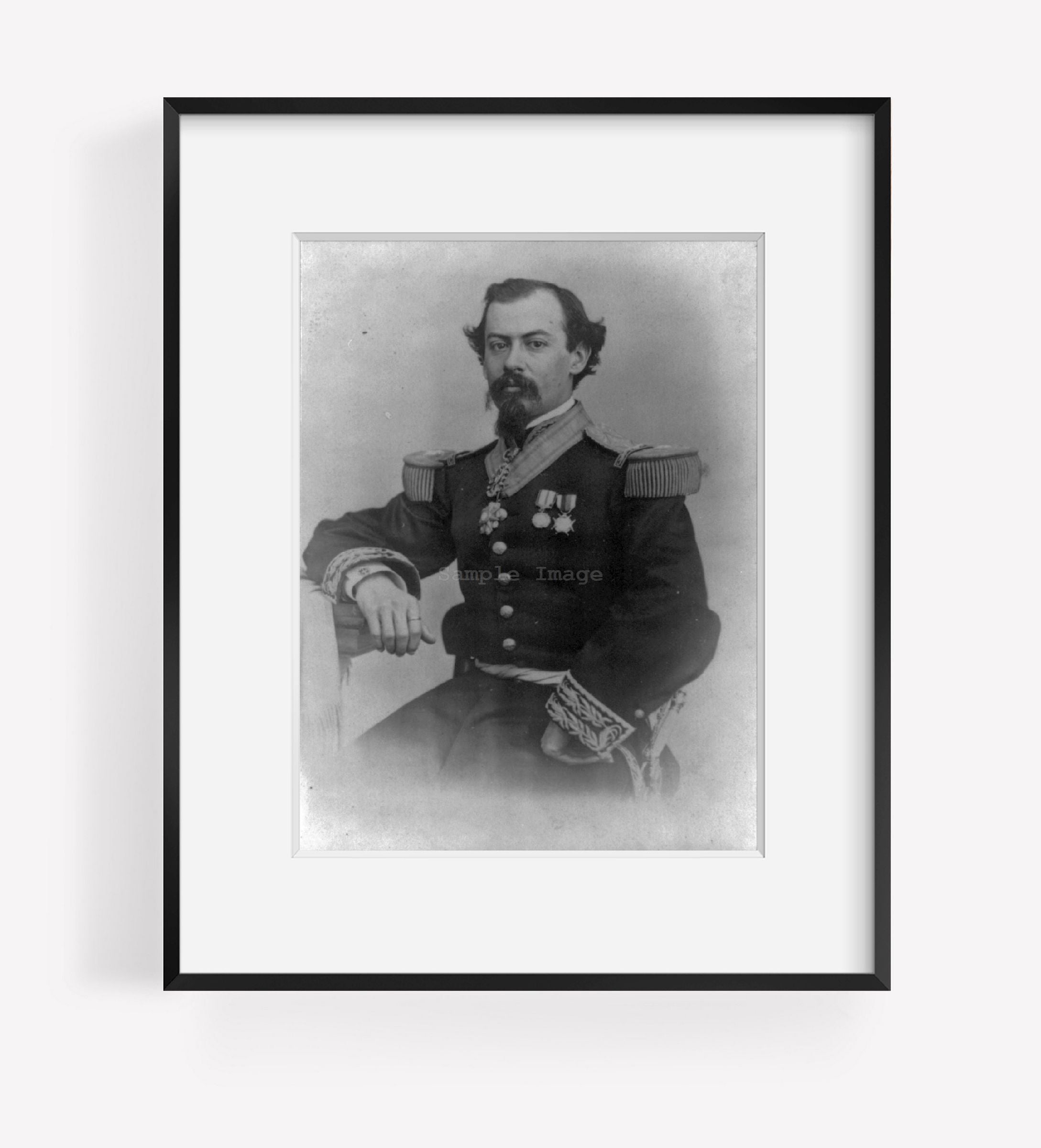Photo: Miguel Gregorio Miramon y Tarelo, 1832-1867, general 1 . | Vintage Black