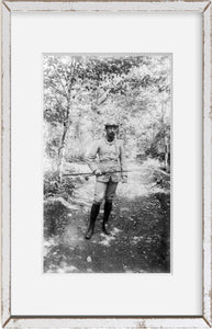between 1884 and 1891 photograph of Dr. Newton M. Shaffer, on path to North Bay:
