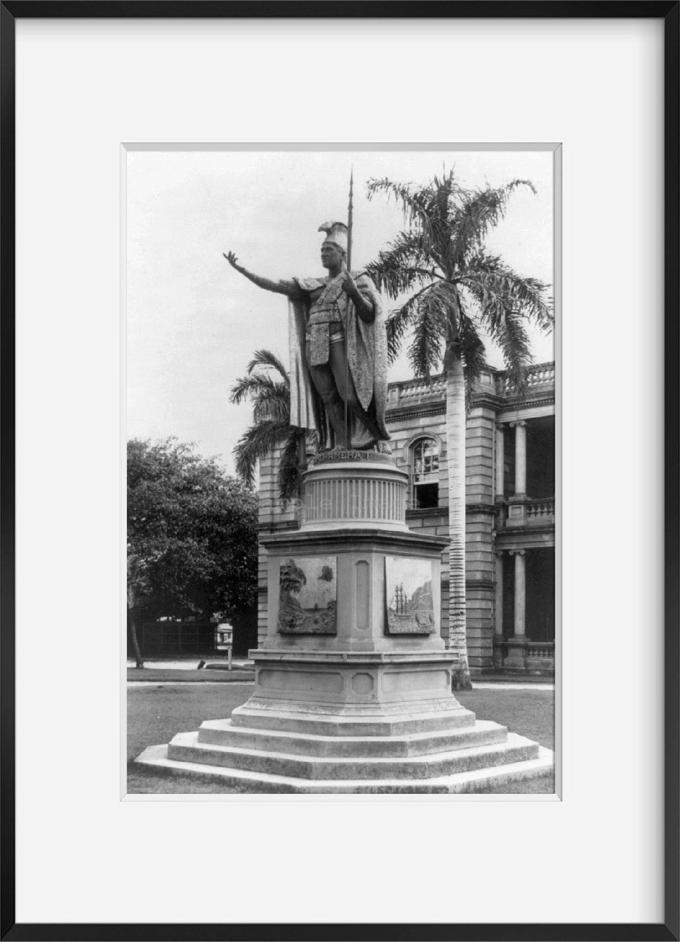 Photo: Kamehameha I, the great, Photo of Statue, 1900-1923, King of Hawaiian Islands