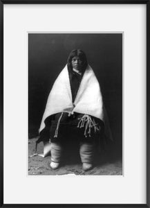 1900 Photo Hopi bridal costume Hopi woman's bridal wear which includes thick leg
