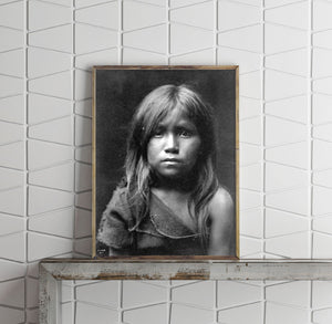 Photo: Hopi Angel, Hopi girl, c1905, Edward S Curtis, photographer, Native American, I