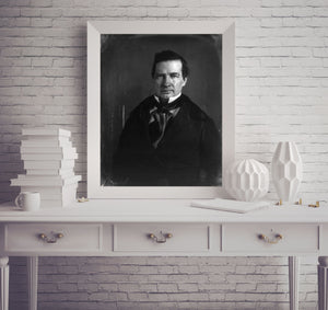 Photograph of Thomas Jefferson Rusk, 1802-1856, head-and-shoulders portrait