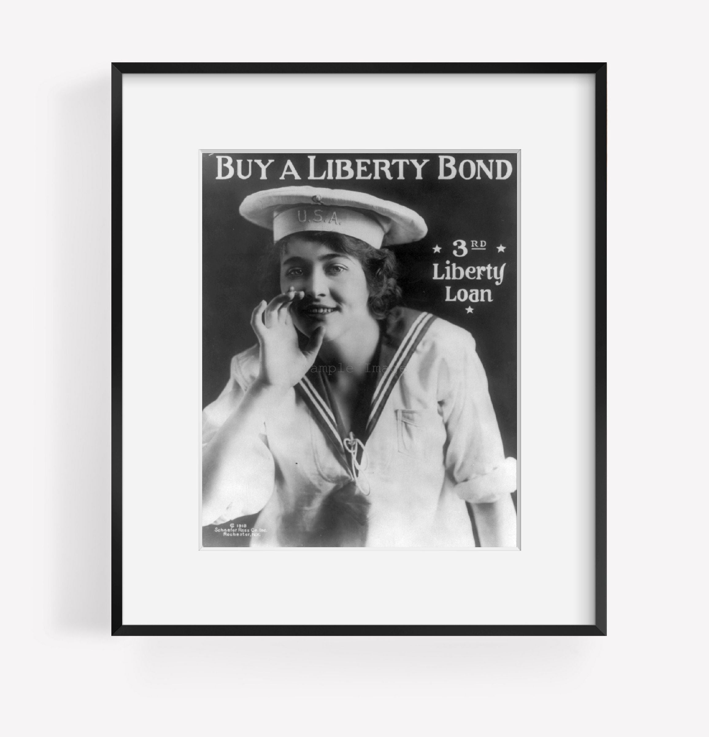 Photo: Buy a Liberty Bond, 3rd Liberty Loan, sailor suit, c1918
